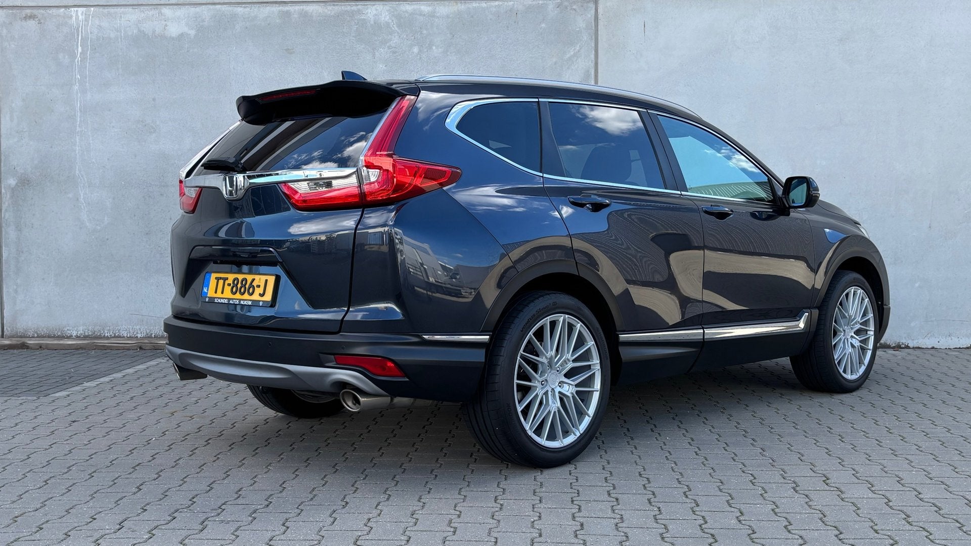 Honda CR-V 1.5 AWD Executive | Pano dak | Leder | Head up |, Auto's, Honda, Automaat, 4 cilinders, Blauw, Bedrijf