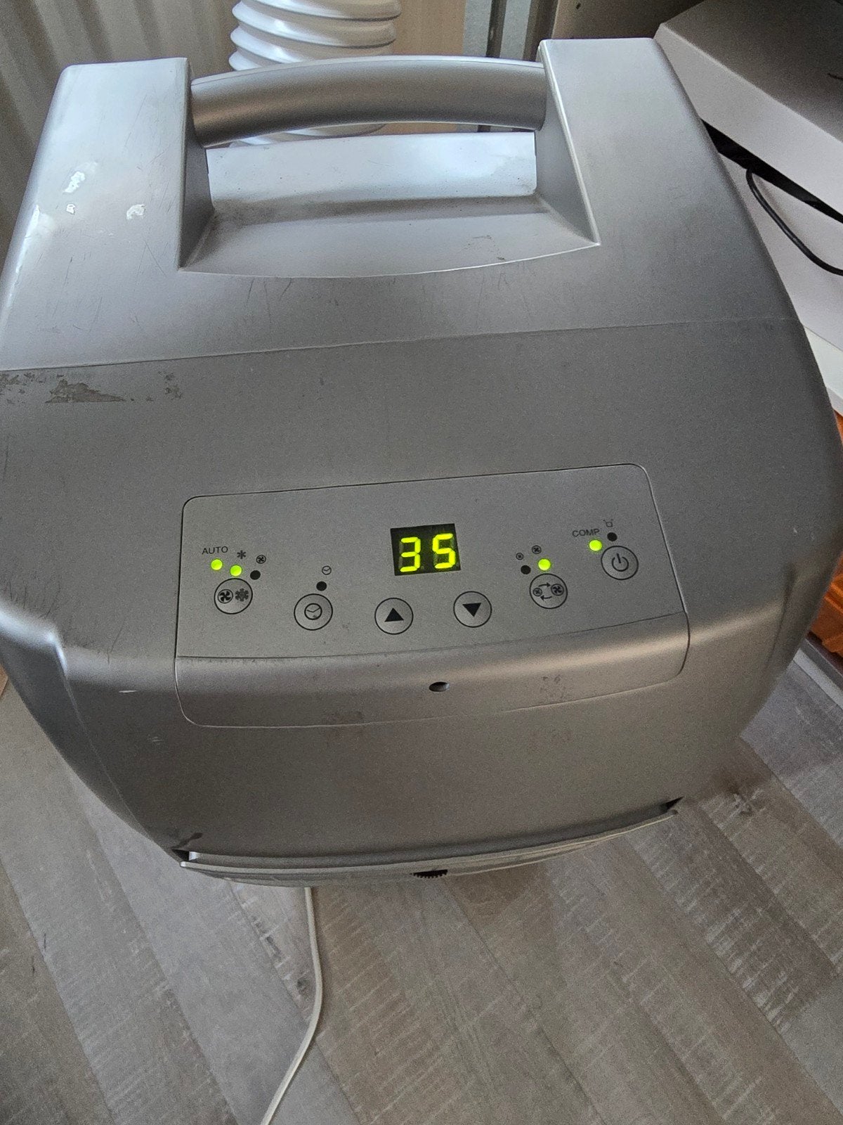 Mobiele Airco, Witgoed en Apparatuur, Airco's, Zo goed als nieuw, Mobiele airco, Minder dan 60 m³, 3 snelheden of meer, Ventileren
