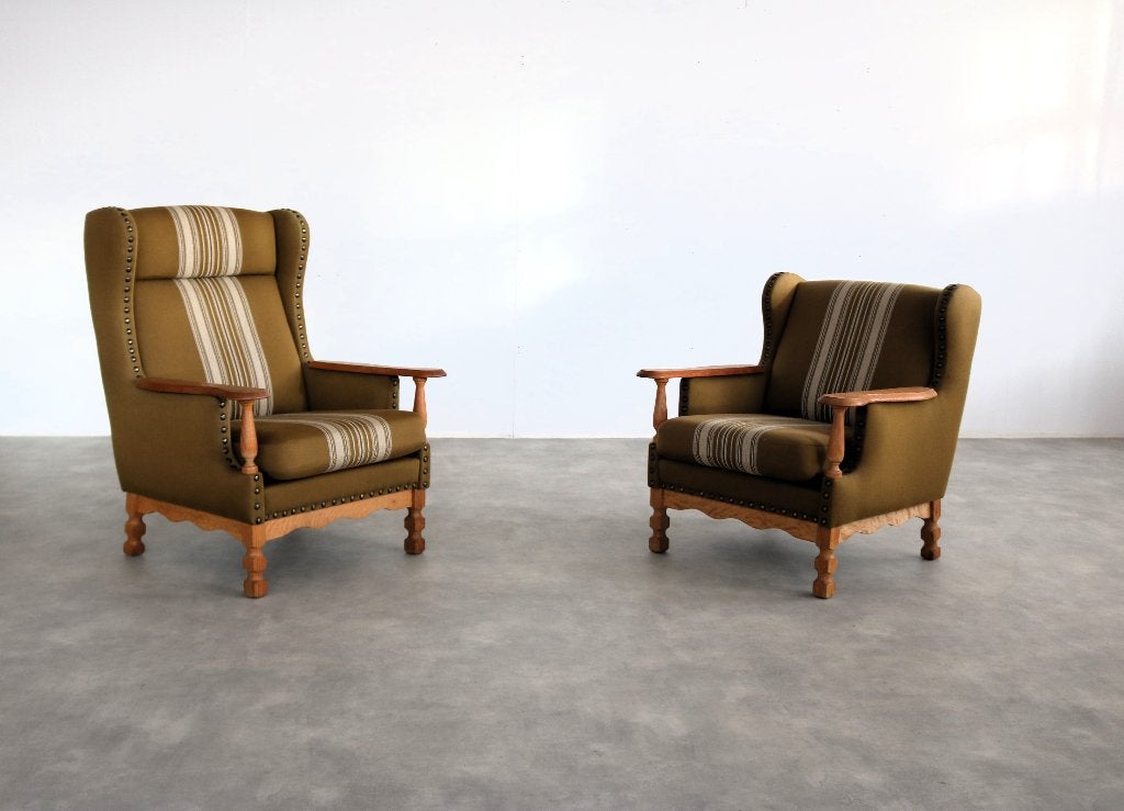 Brutalist fauteuils | armchairs | jaren 60 | Deens, Gebruikt, ., 75 tot 100 cm, Ophalen of Verzenden