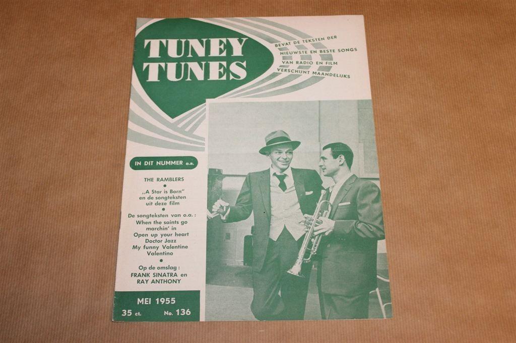 Tuney Tunes - No. 136 - 1955 - Met Frank Sinatra, Ophalen of Verzenden, 1940 tot 1960, Knipsel(s)