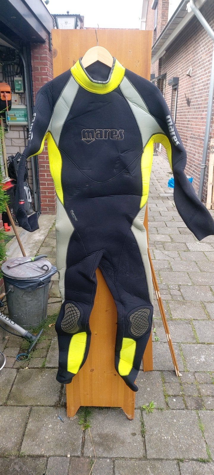 Mares Wetsuit 3,5 mm - Zwart/Geel, Watersport en Boten, Watersportkleding, Gebruikt, Wetsuit, Dame of Heer, Ophalen of Verzenden