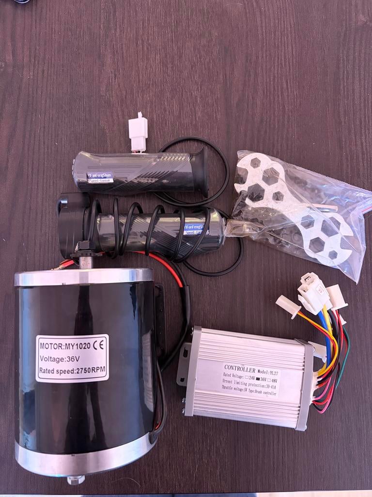 36V Electric Motor Kit MY1020 – Controller + Throttle, Fietsen en Brommers, Elektrische fietsen, Ophalen of Verzenden, Nieuw