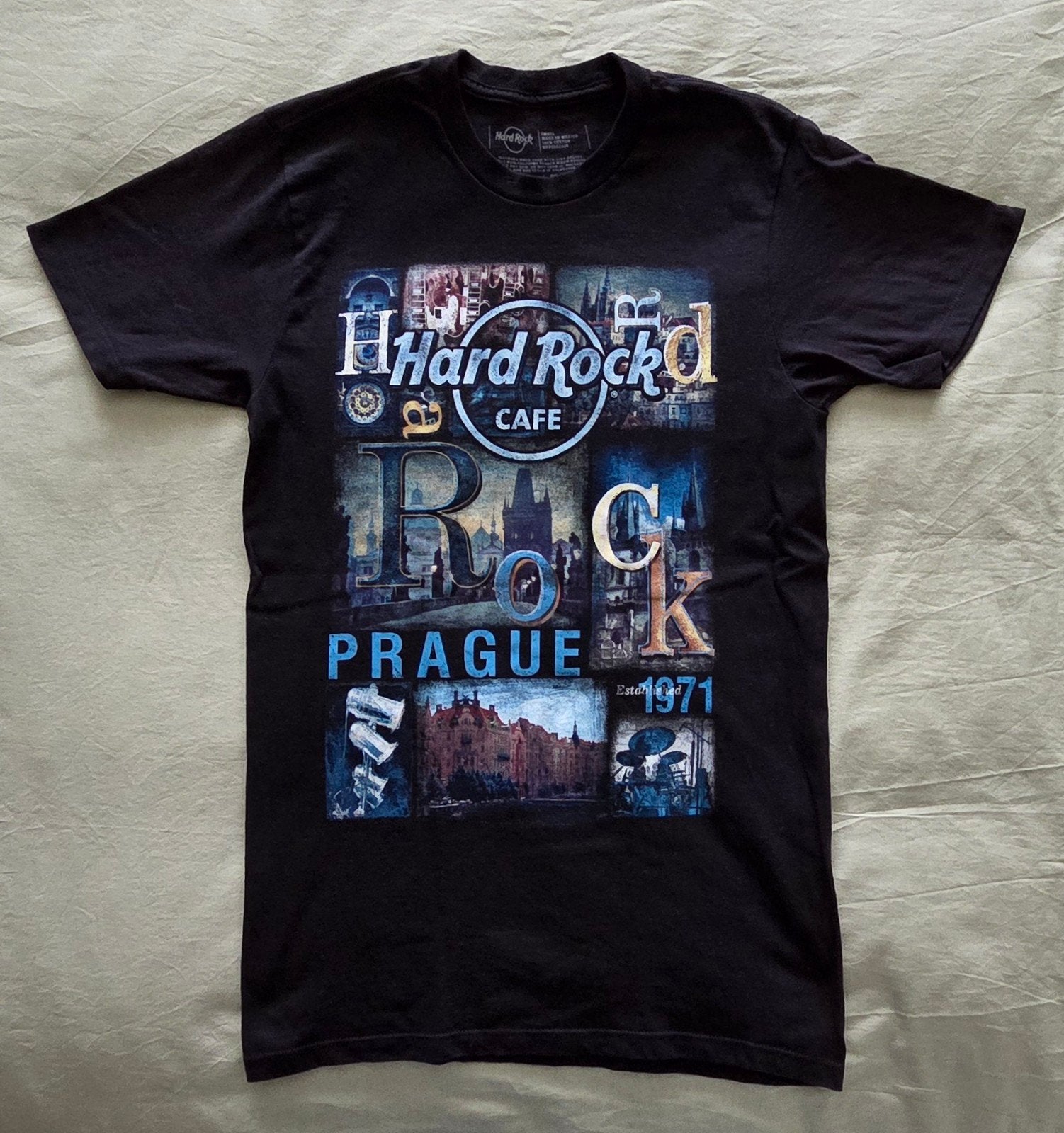 Hardrock Cafe Prague shirt S, Verzenden