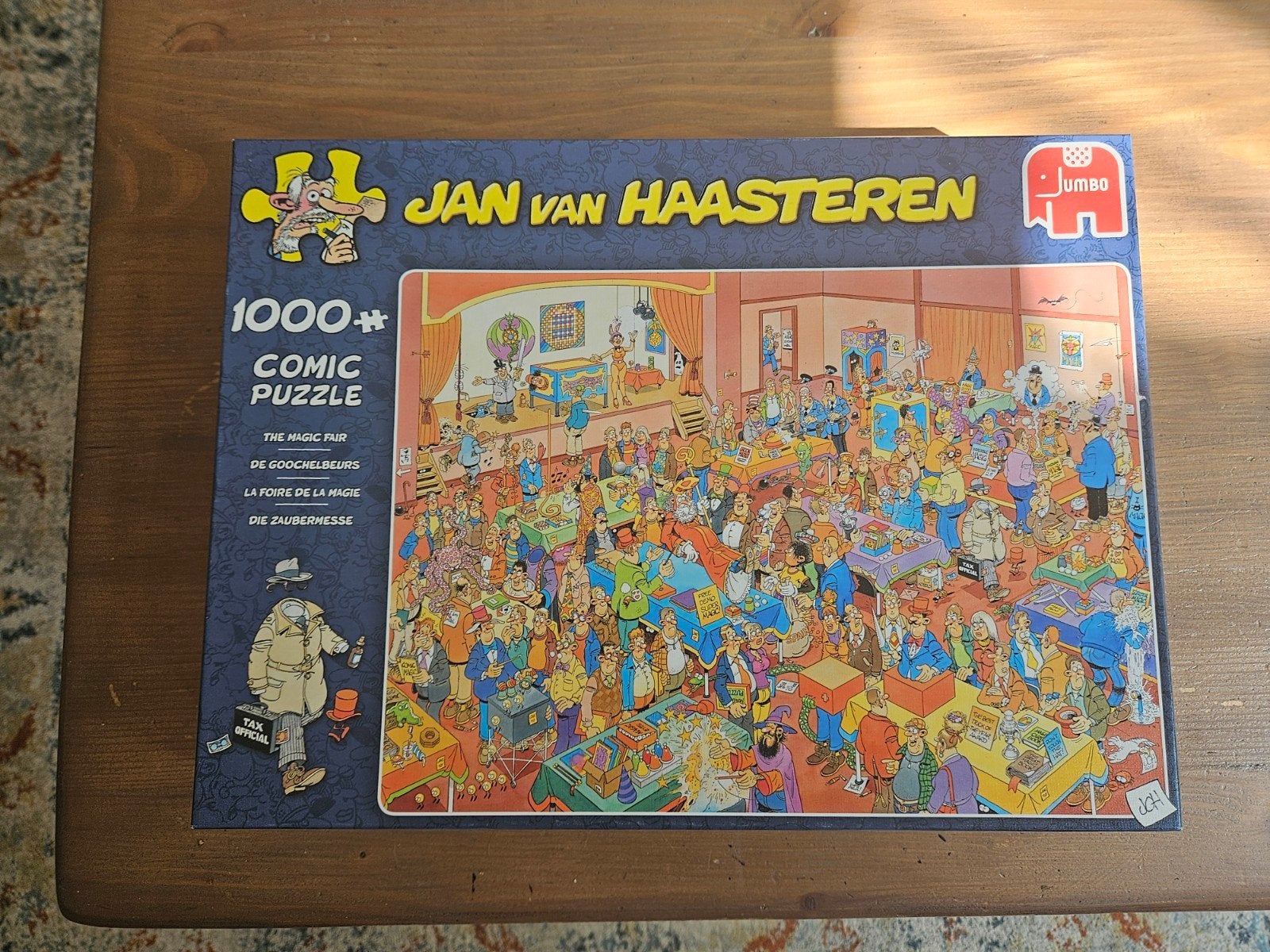 Jan van Haasteren De Goochelaars 1000 stukjes, Hobby en Vrije tijd, Ophalen, 500 t/m 1500 stukjes, Zo goed als nieuw, Legpuzzel
