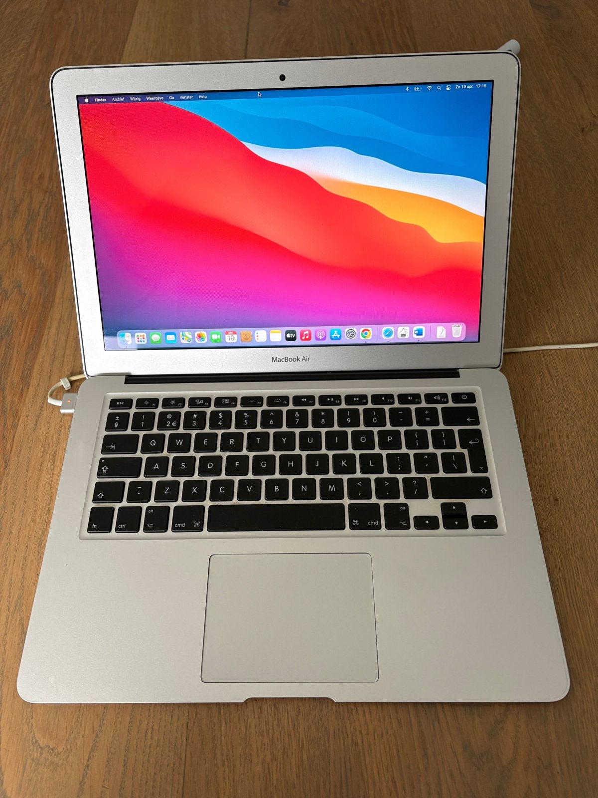 MacBook Air 13 inch - macOS Big Sur - 8GB RAM, Computers en Software, Apple Macbooks, Gebruikt, 256 GB, Qwerty, 8 GB