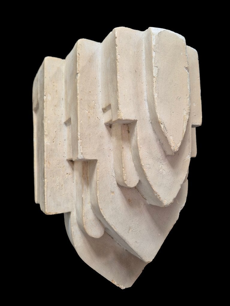 Fantastische Modernist Art Deco design wandsokkel 1928, Ophalen of Verzenden, Gebruikt, Wit, Hout