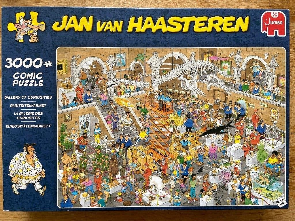 Jan van Haasteren, 3000, rariteitenkabinet, Ophalen of Verzenden, Meer dan 1500 stukjes, Zo goed als nieuw
