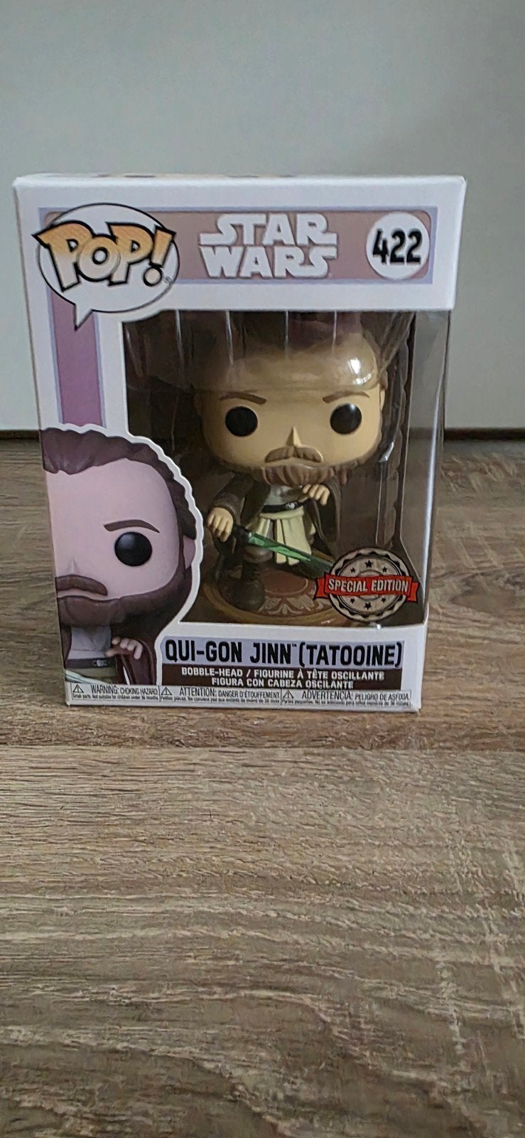 Funko Pop! Star Wars Qui-Gon Jinn (Tatooine) Special Edition, Ophalen of Verzenden, Zo goed als nieuw