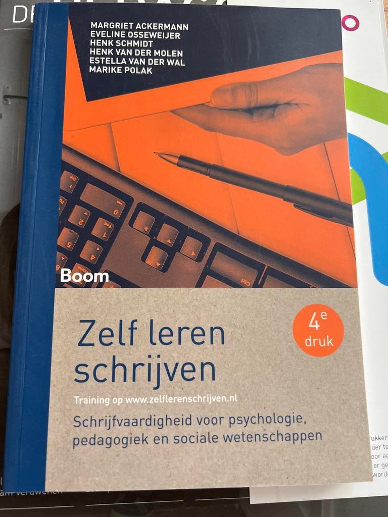 Gratis: Zelf leren schrijven (4e druk) - Studieboek, Boeken, Ophalen, Gamma, Gelezen, HBO