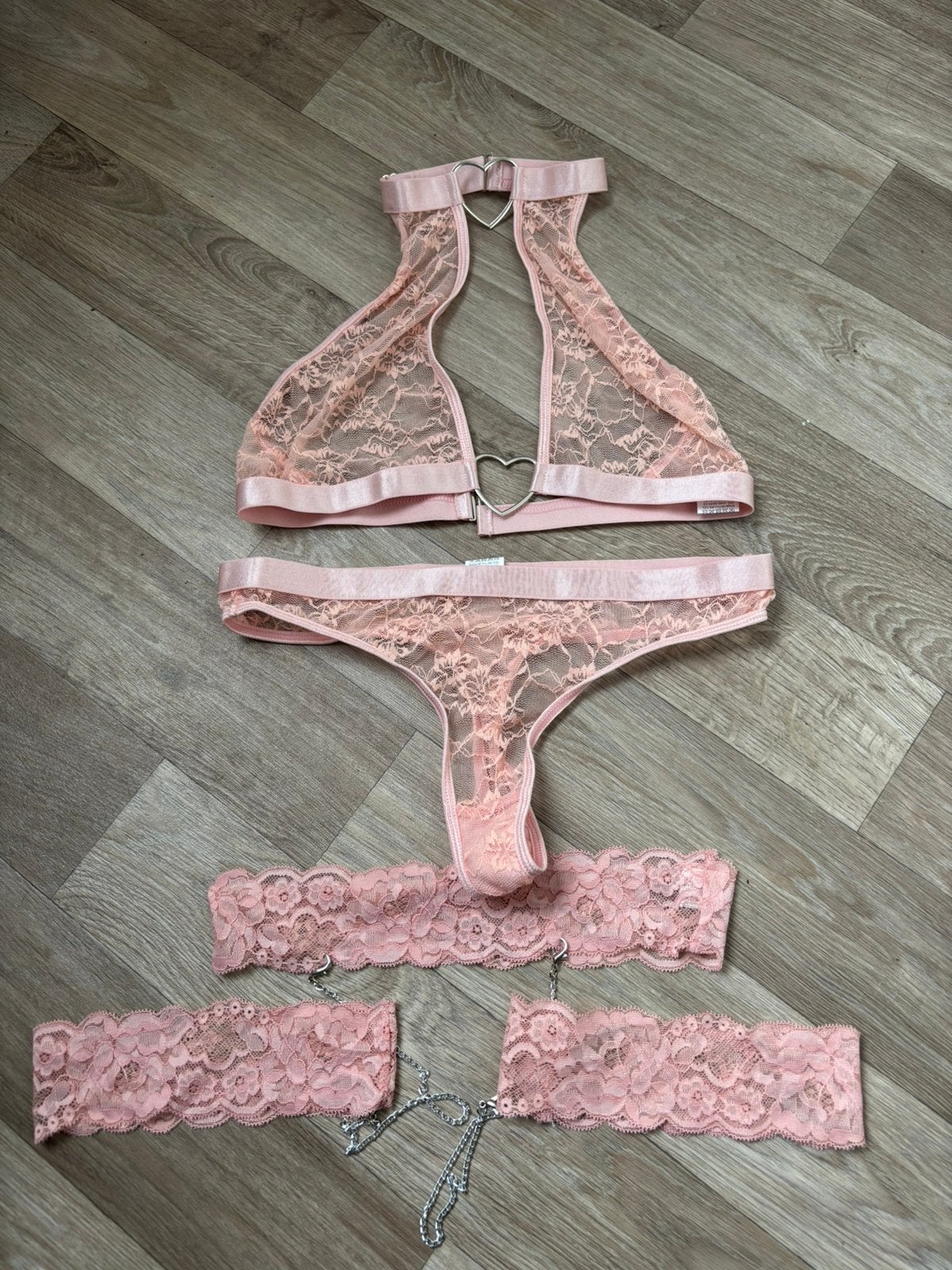 Lingerie set maat S nieuw, Ophalen of Verzenden, Roze, Setje