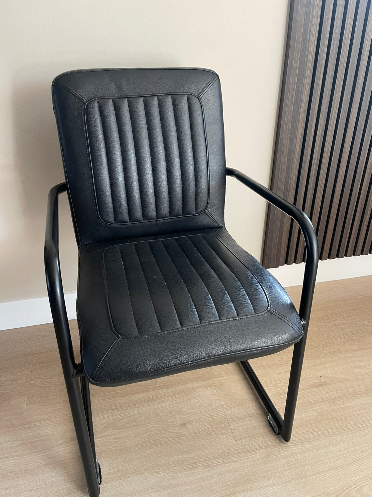 Vier losse eetkamerstoelen zwart, Ophalen, Zwart, Zo goed als nieuw, Vier
