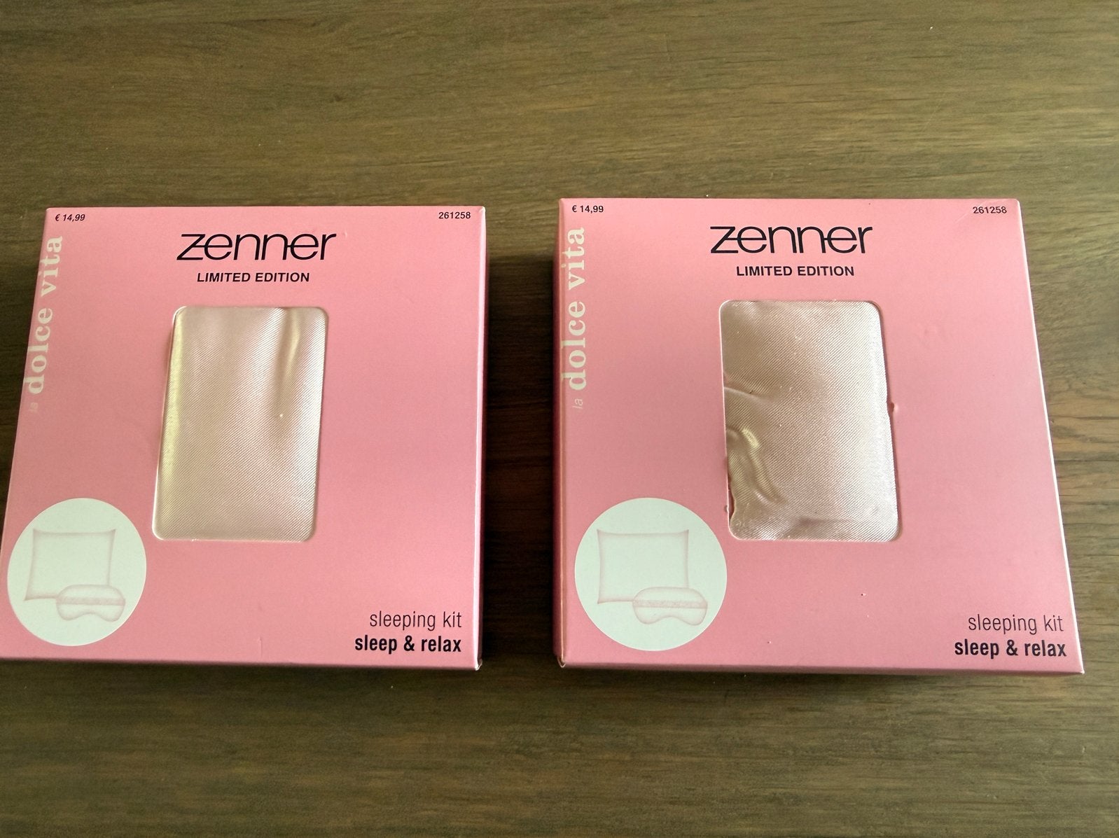2x Zenner Limited Edition Sleeping Kit - Roze Satijn, Eenpersoons, Overige typen, Overige materialen, Nieuw