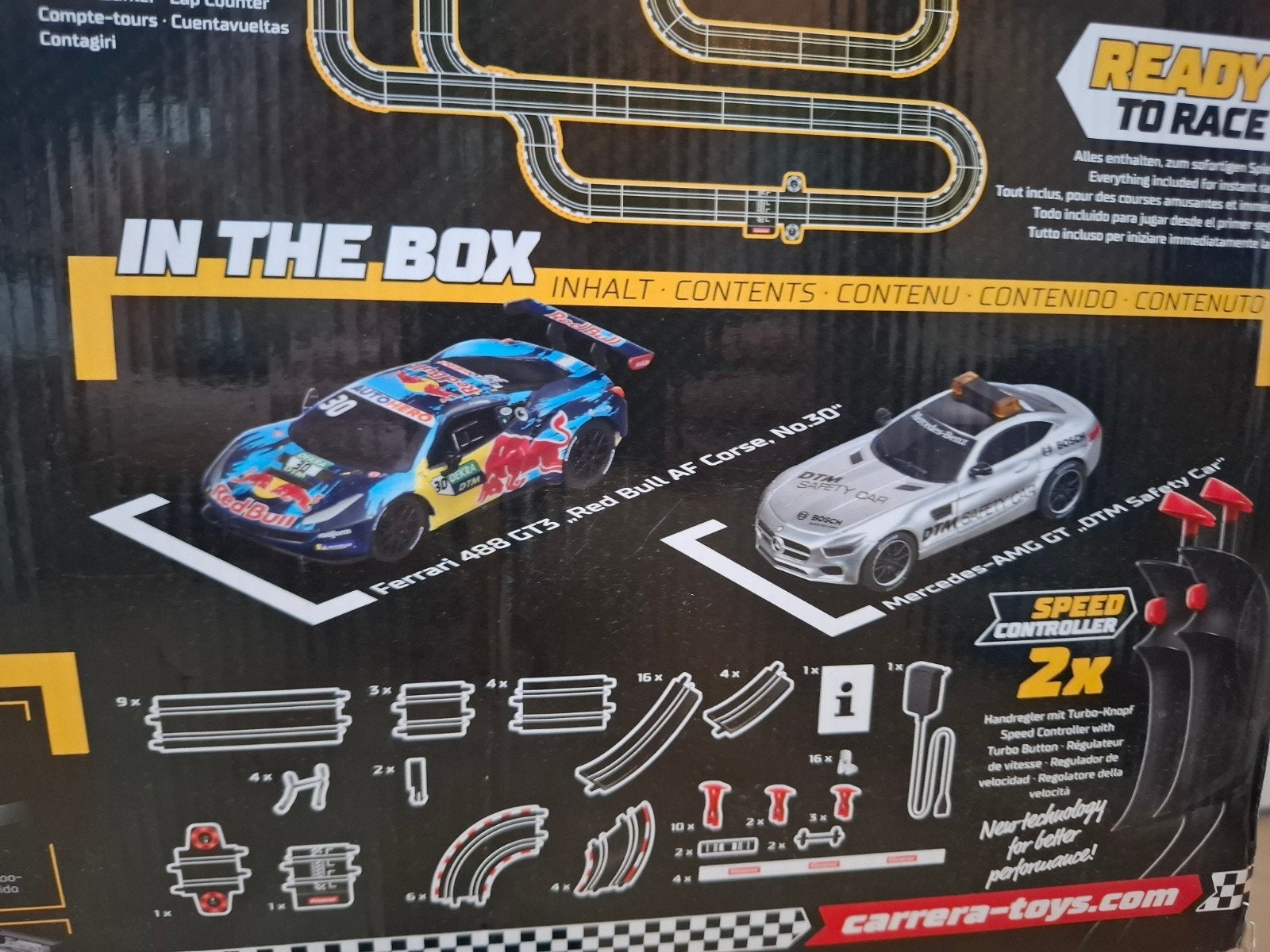 Carrera GO!!! DTM Racebaan - Compleet met auto's, Ophalen, Carrera, Met looping, Elektrisch