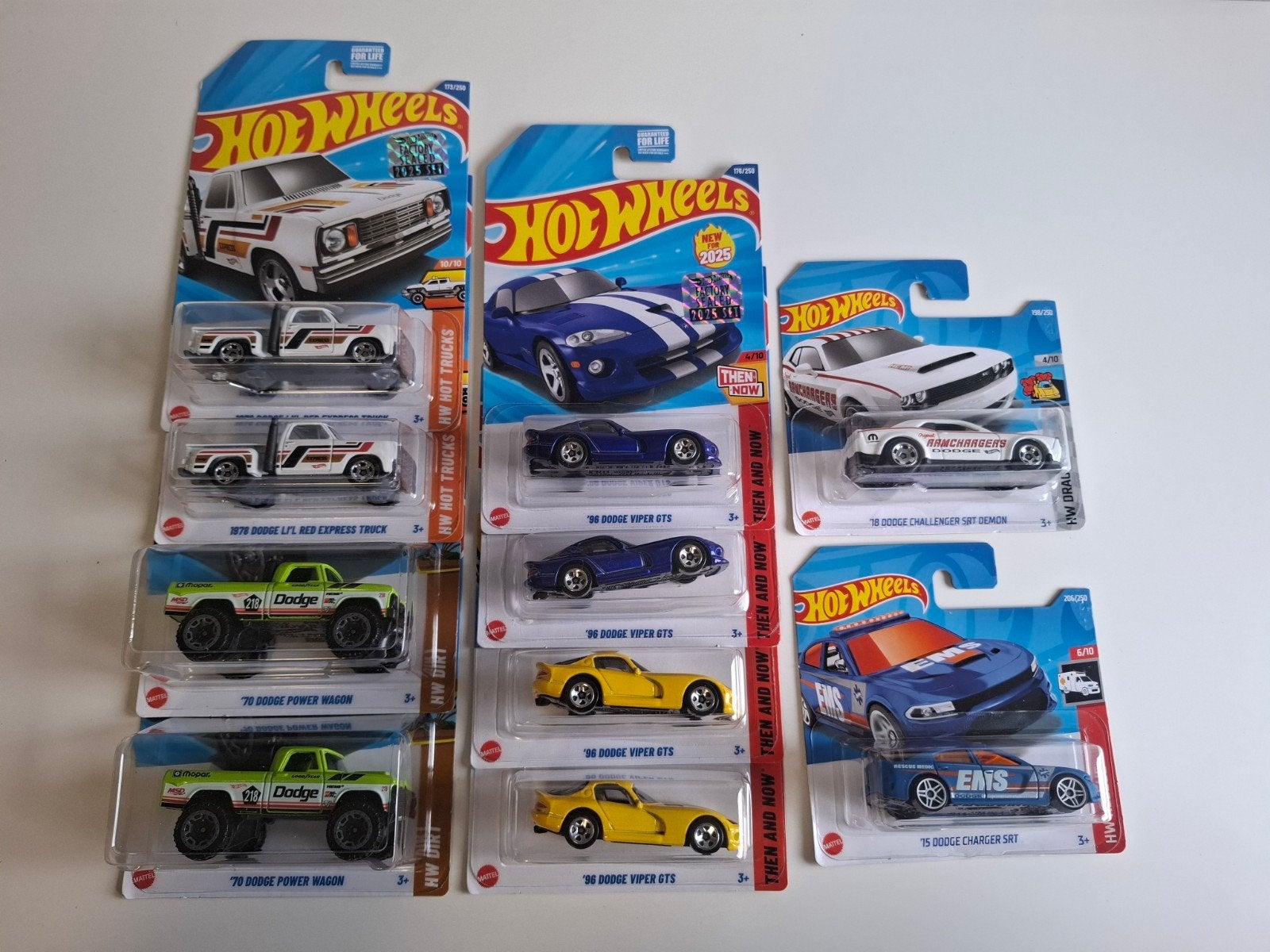 Hot Wheels Dodge mainlines 2/2, Verzenden, Nieuw, Auto