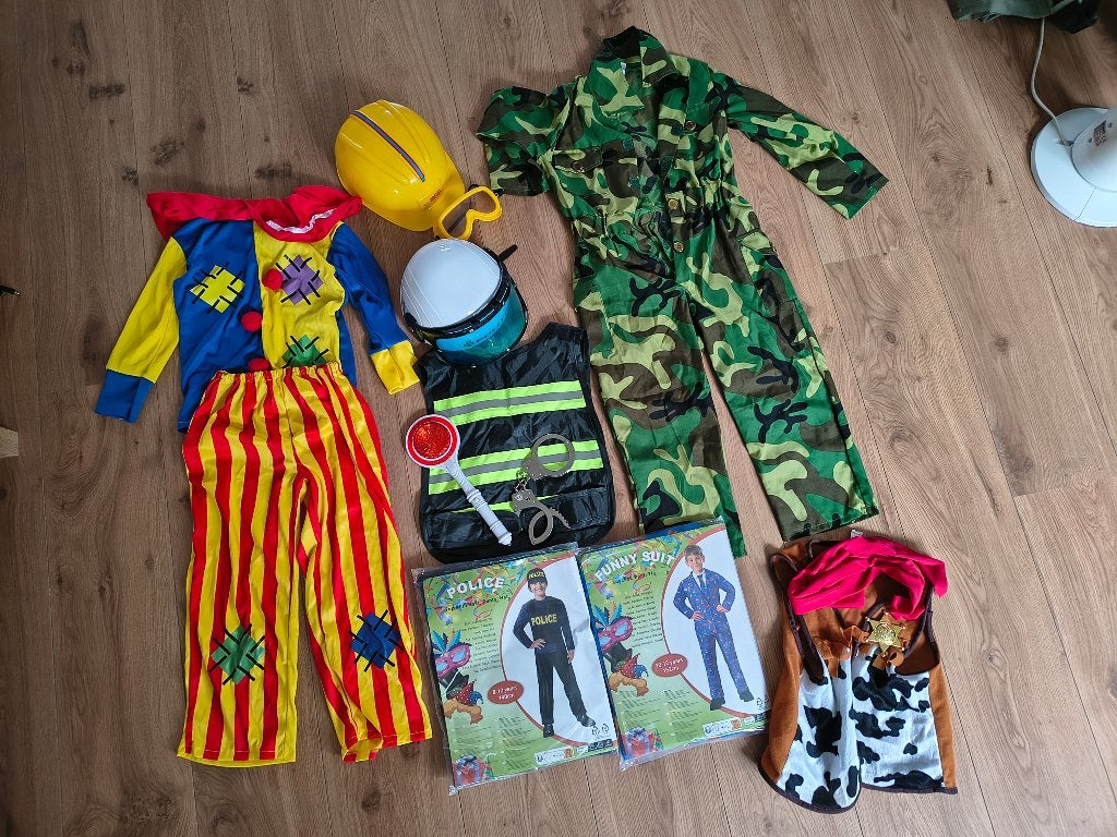 Verkleedkleding kind(set), Kinderen en Baby's, Carnavalskleding en Verkleedspullen, Ophalen of Verzenden, Zo goed als nieuw, Jongen of Meisje
