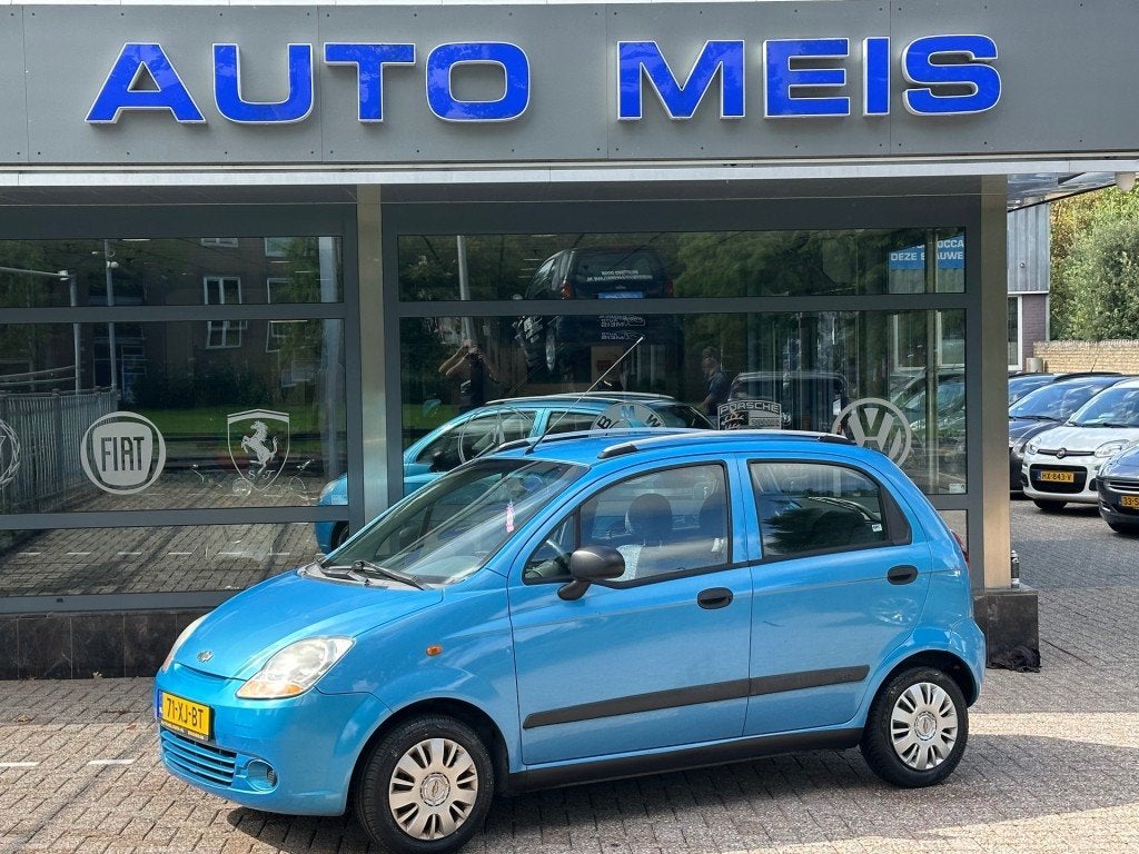 Chevrolet MATIZ 0.8 Style Airco Nieuw APK, Auto's, Gebruikt, Blauw, Origineel Nederlands, Bedrijf