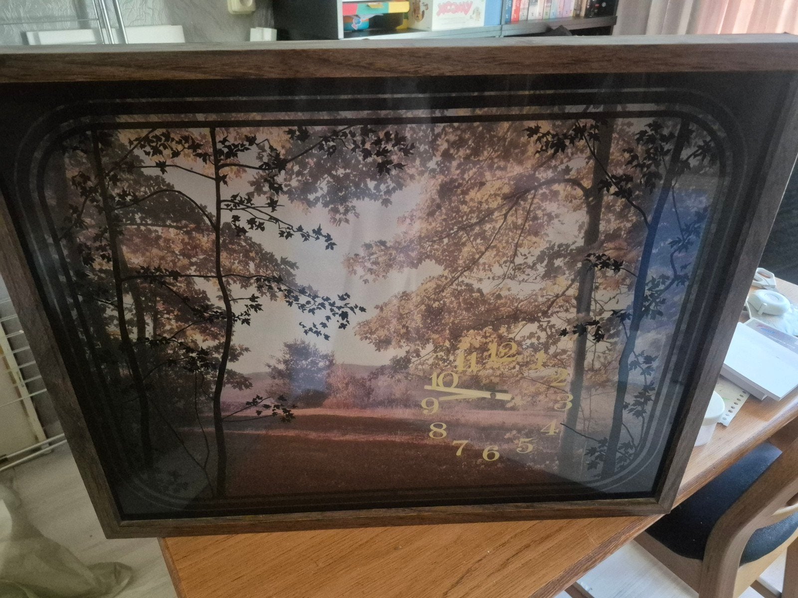 3d schilderij klok, Antiek en Kunst, Antiek | Klokken, Ophalen