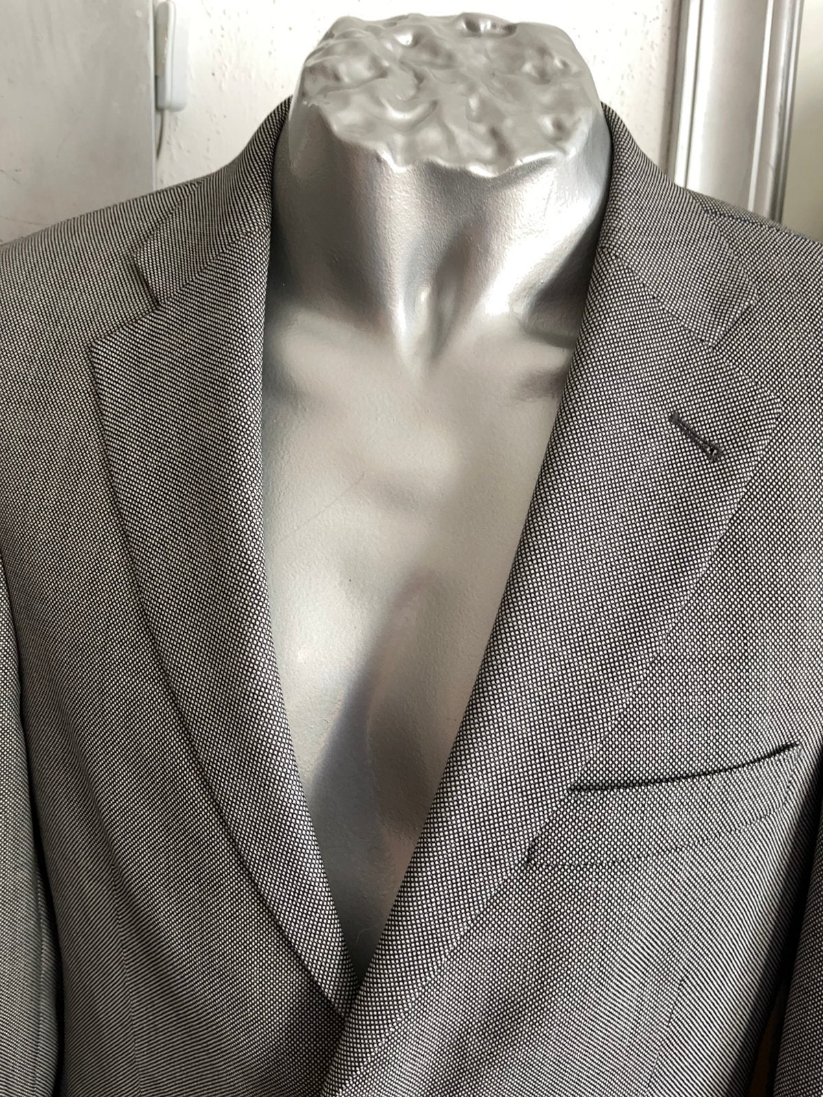 Humberto Tan colbert maat 48, Kleding | Heren, Ophalen of Verzenden, Zo goed als nieuw, Maat 48/50 (M), Grijs