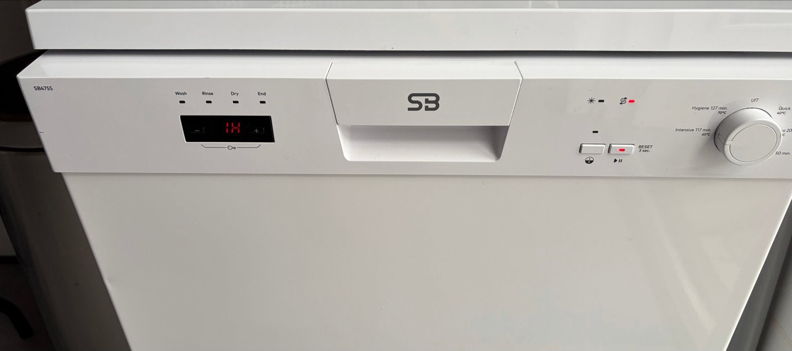 SB4755 Vaatwasser - Zo goed als nieuw, Witgoed en Apparatuur, Ophalen, Zo goed als nieuw, Energieklasse A of zuiniger, 85 tot 90 cm