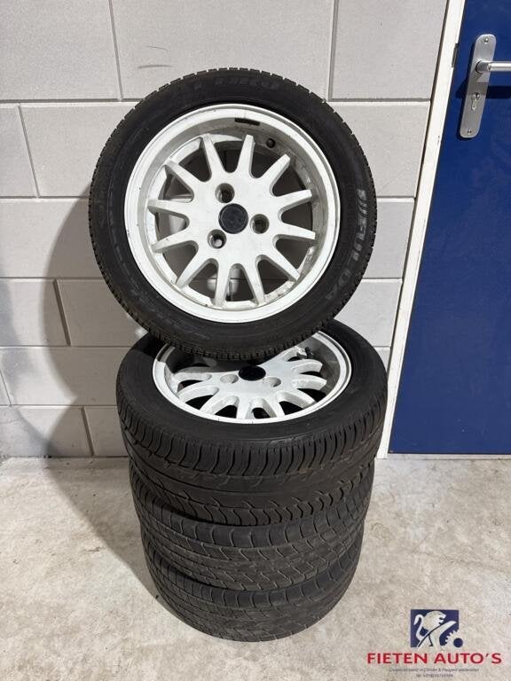 Lichtmetalen velgen set Citroen AX Peugeot 106 Mega Tjaffer, Auto-onderdelen, 14 inch, Gebruikt, Banden en Velgen