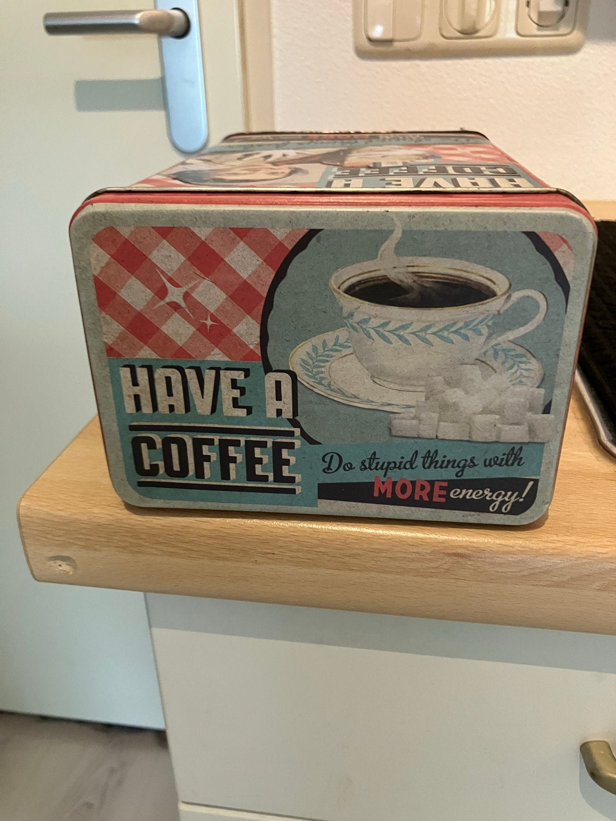 Nostalgic Art Koffieblik - Have a Coffee, Gebruikt, Ophalen of Verzenden, Voorraadpot, Metaal