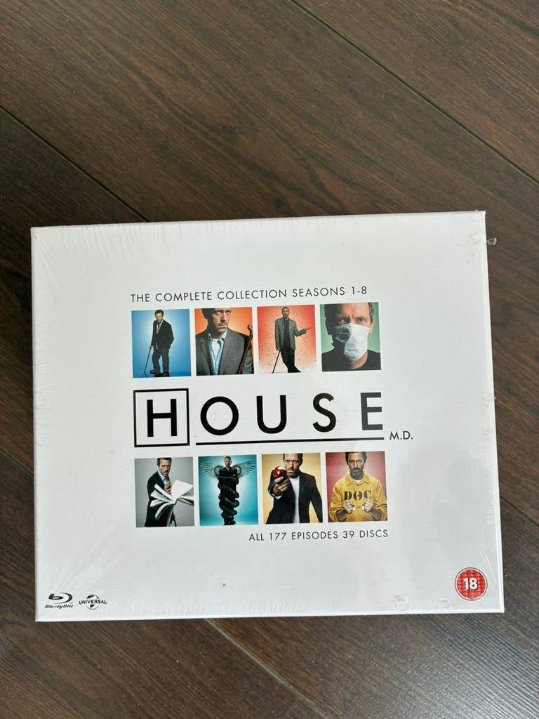 DVD Box House  seizoen ( 1 t/m 8 ) Nieuw in de folie, Vanaf 12 jaar, Ophalen of Verzenden, Nieuw in verpakking, Drama