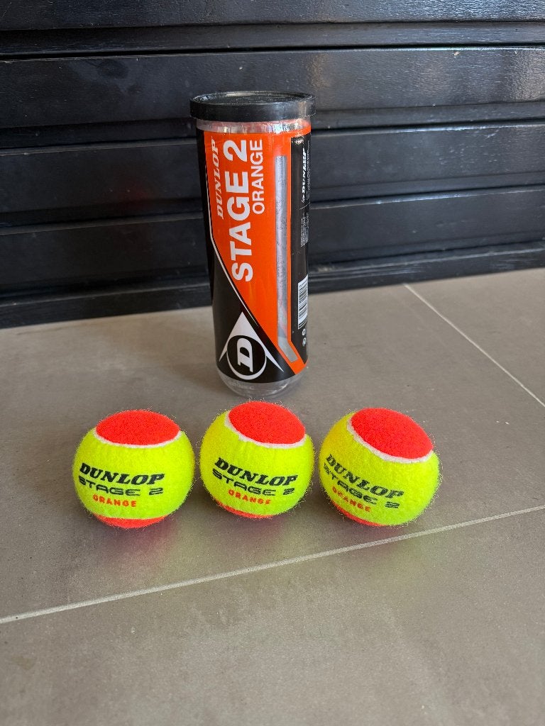 tennisballen Dunlop stage 2 orange, Ophalen, Ballen, L00, Nieuw