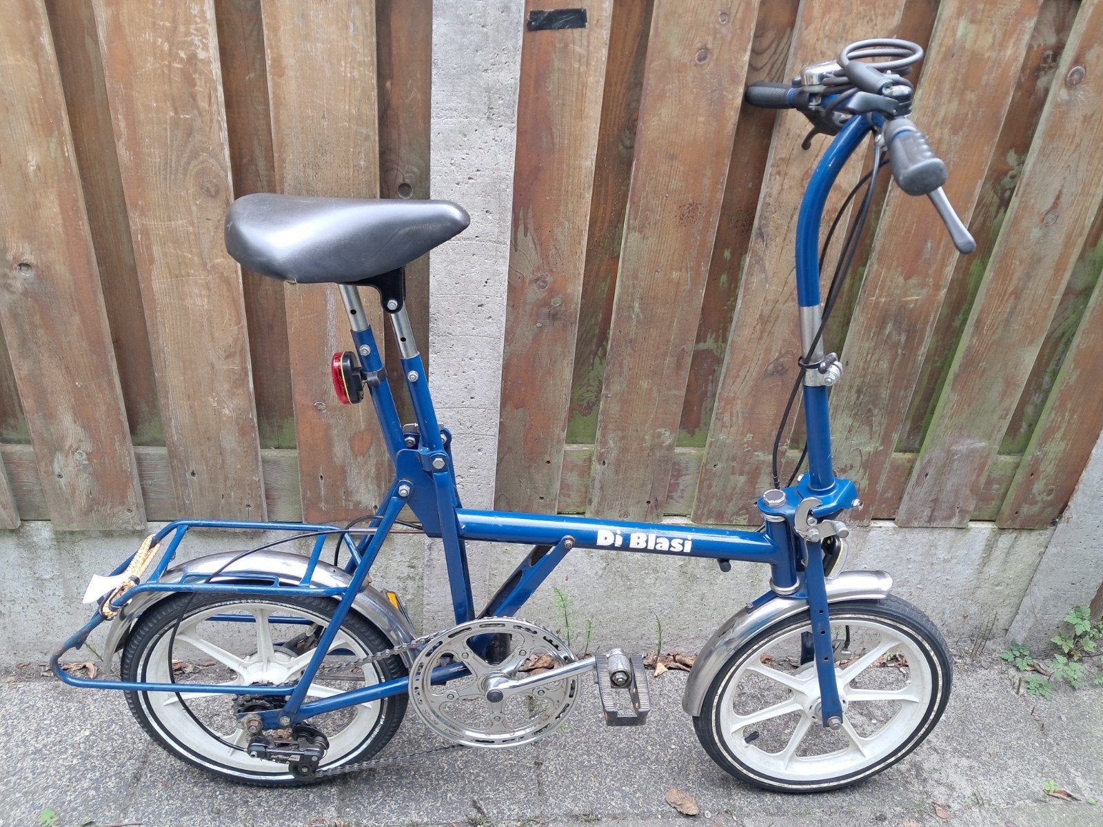 Di blasi vouwfiets met 4 versnellingen, verlichting en slot, Fietsen en Brommers, Fietsen | Vouwfietsen, 16 tot 18 inch, Versnellingen