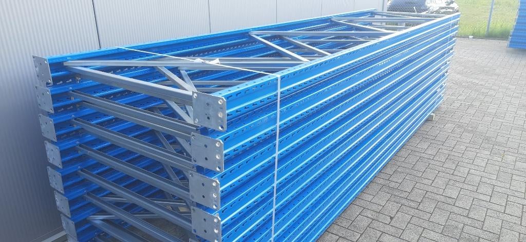 Stow Palletstelling Jukken Staanders en Liggers Stelling, Gebruikt, Stow, Info@bedrijfsinrichtingnederland.nl, Buitenvaart 2108C, Hoogeveen