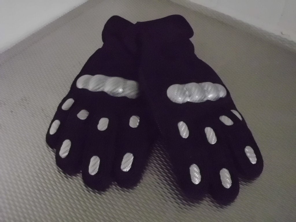 1 x paar lichte motorhandschoenen, zwart textiel, Large, 9, Ophalen, Onbekend, Dames, Handschoenen