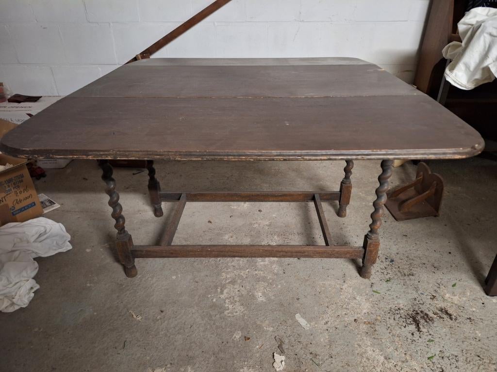 Antieke Engelse Gateleg Tafel - Hangoortafel, Ophalen