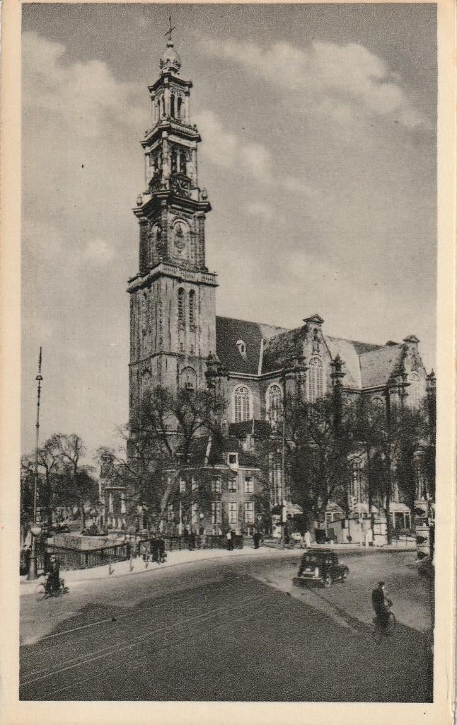 05703 Amsterdam - Westertoren, Ophalen of Verzenden, 1940 tot 1960, Ongelopen, Noord-Holland