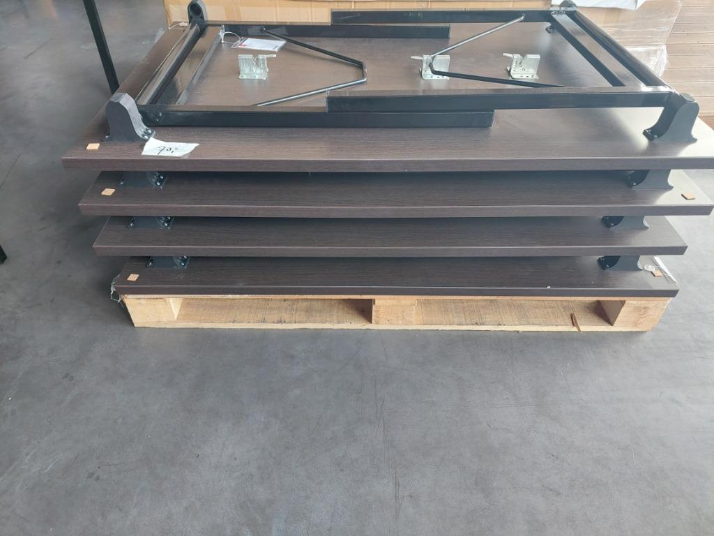 klaptafel 120x80 diverse kleuren **outletverkoop 29 mei**, 100 tot 150 cm, Nieuw, 50 tot 100 cm, Vier personen