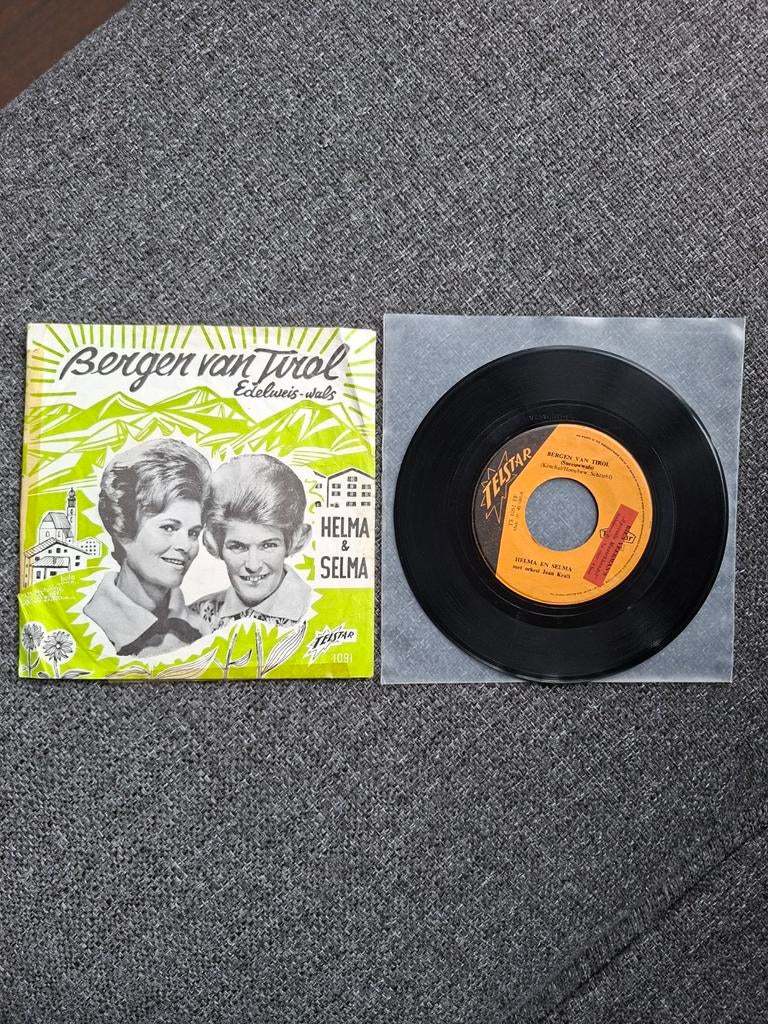 Helma & Selma - Bergen Van Tirol / Edelweis Wals ( 1965), Cd's en Dvd's, Vinyl | Nederlandstalig, Ophalen of Verzenden, Gebruikt