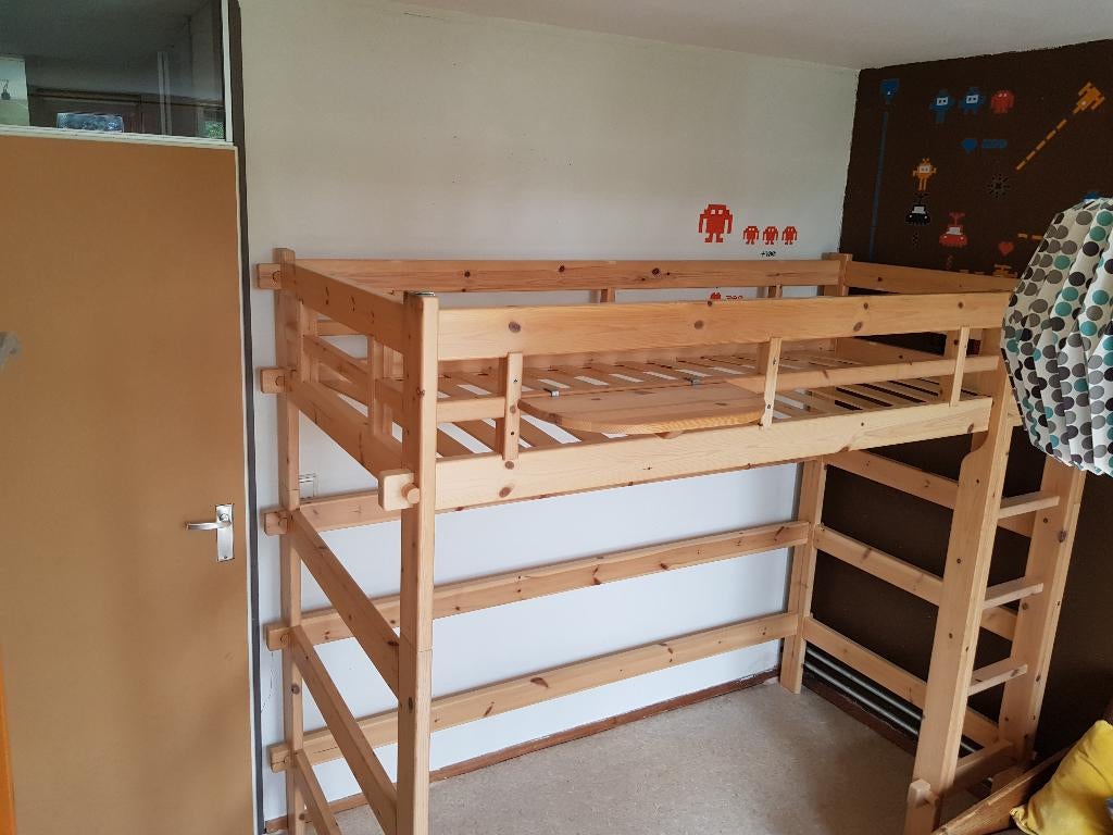 Hoogslaper lifetime, Ophalen, 85 tot 100 cm, Gebruikt, Lattenbodem