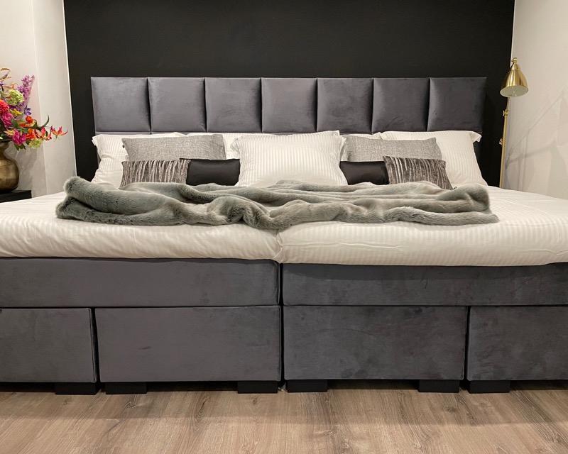 Kingsize familie boxspring 240cm tot 360cm breed Dreambedden, Ophalen of Verzenden, Nieuw, Tweepersoons