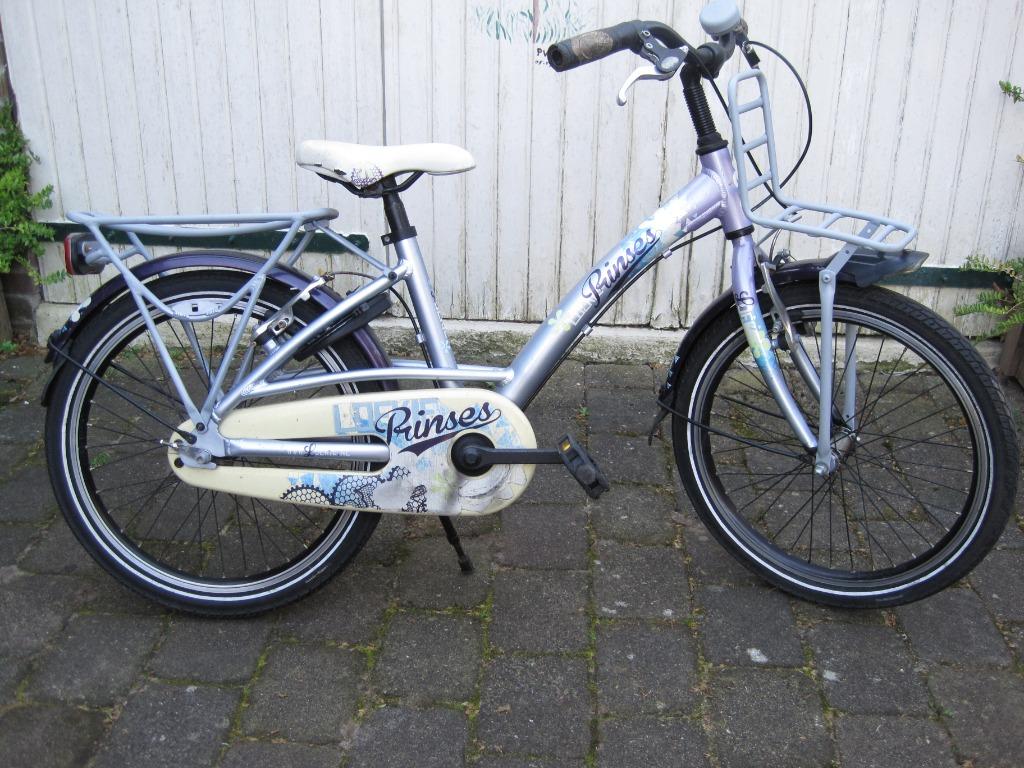 meisjesfiets fiets meisje  kinderfiets 20 inch., Fietsen en Brommers, Fietsen | Meisjes, Gebruikt, 20 inch, Handrem, Ophalen