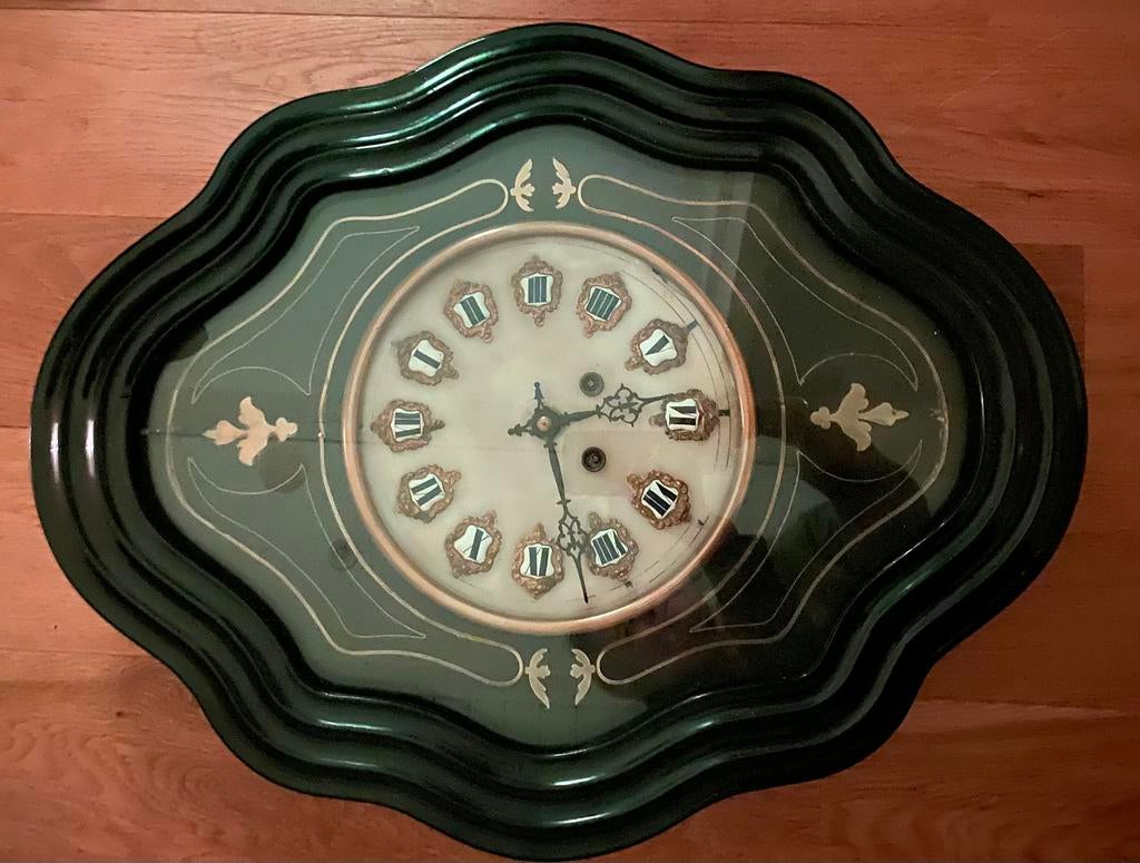 Oeil de Boeuf wandklok, Ophalen of Verzenden, Gebruikt, Wandklok