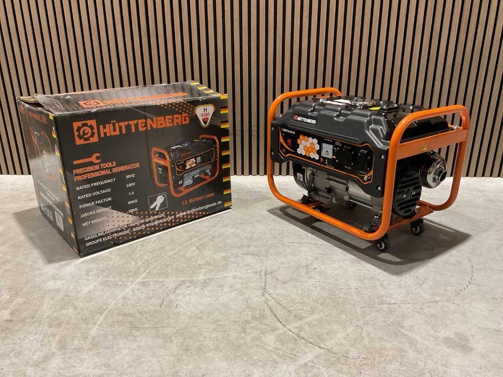Huttenberg H8500 Stroomgenerator‼️, Ophalen, Nieuw, 5 tot 10 kVA, Benzine