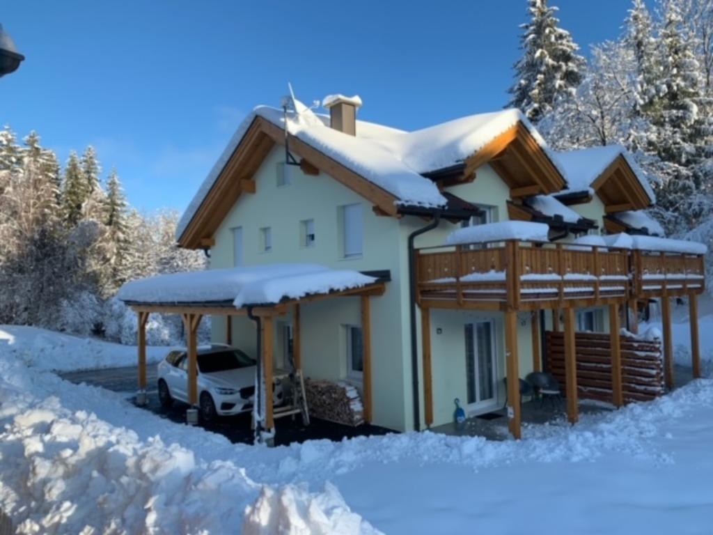 Karinthië luxe 7-pers huis bij skilift 3landenpunt au-it-slo, Vakantie, Vakantiehuizen | Oostenrijk, 7 personen, In bos, Open haard
