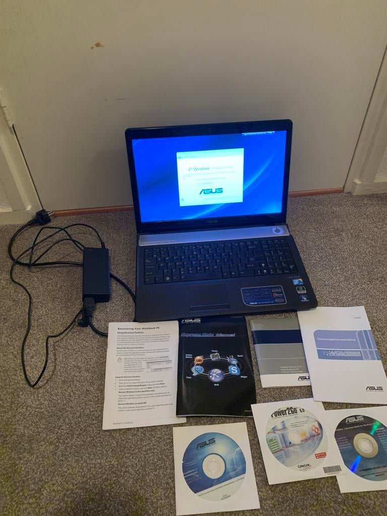Asus N61VG-JX006V laptop compleet, Computers en Software, Windows Laptops, HDD, 2 tot 3 Ghz, Ophalen of Verzenden, 16 inch