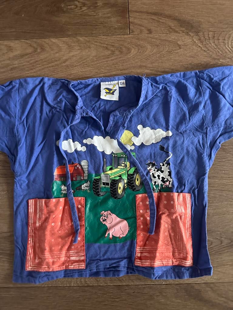 Boerenkiel Carnaval Maat 104, Ophalen, Gebruikt, Jongen of Meisje, Shirt of Longsleeve