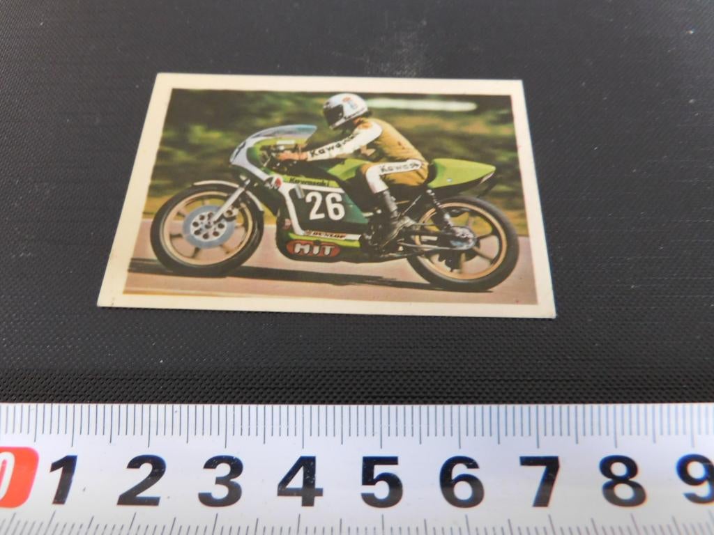 sticker motor #76 yvon duhamel kawasaki 250 cc, Ophalen, Zo goed als nieuw