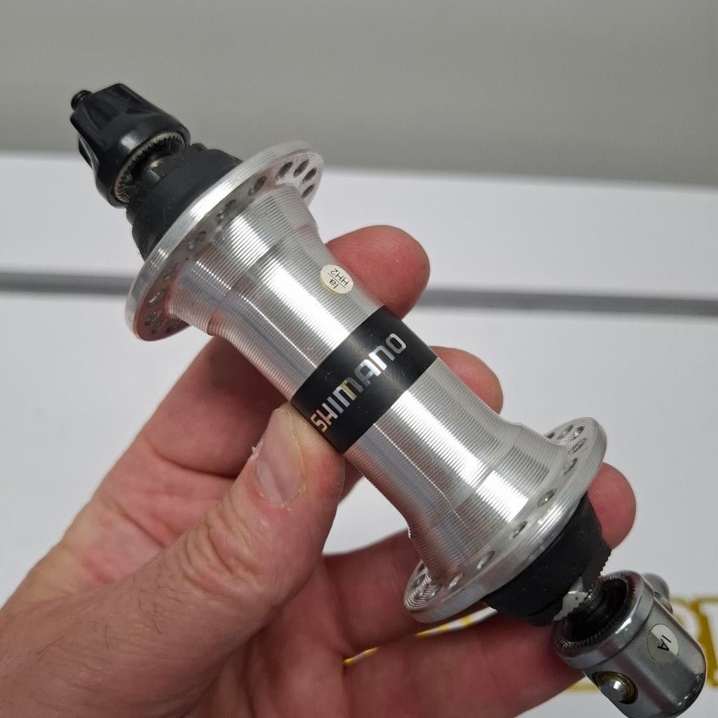 Shimano HB RM-50 Parallax voornaaf 36 gaats incl QR, Ophalen of Verzenden, Zo goed als nieuw, Wiel, Shimano
