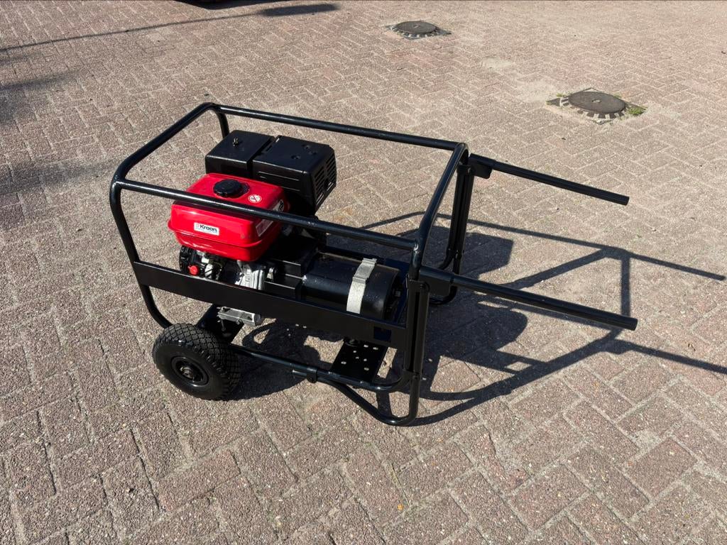 3,4 KVA aggregaat 230 volt Honda GX270 benzine generator, Ophalen, Gebruikt, Minder dan 5 kVA, Benzine