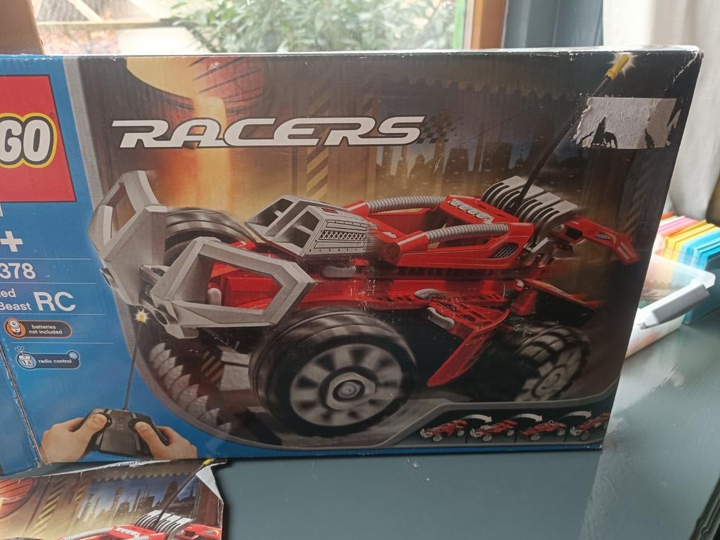 Lego Racers 8378 Red Beast RC, Kinderen en Baby's, Speelgoed | Duplo en Lego, Gebruikt, Lego, Complete set, Ophalen of Verzenden