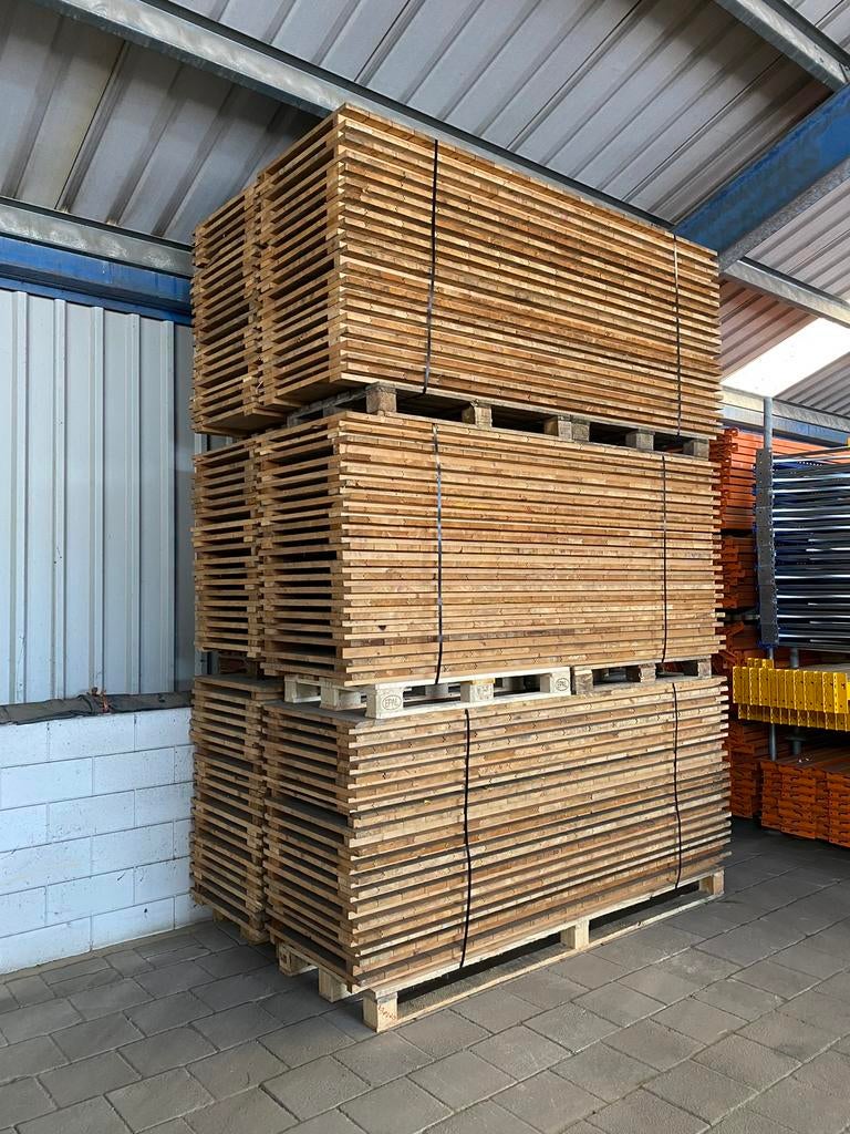 Palletstelling Legborden - Vlonders 2680x800mm, Ophalen, Zo goed als nieuw, 50 mm of meer, Pallet