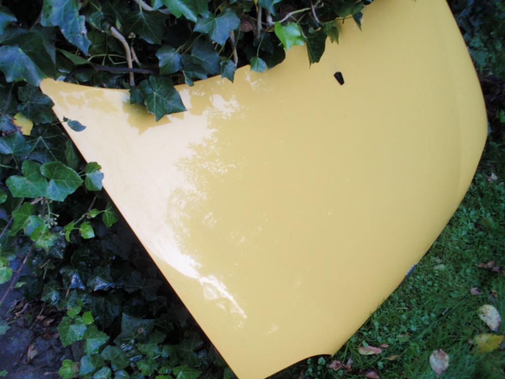 Motorkap geel,  Fiat Seicento., Ophalen of Verzenden, Gebruikt, Fiat, Bumper