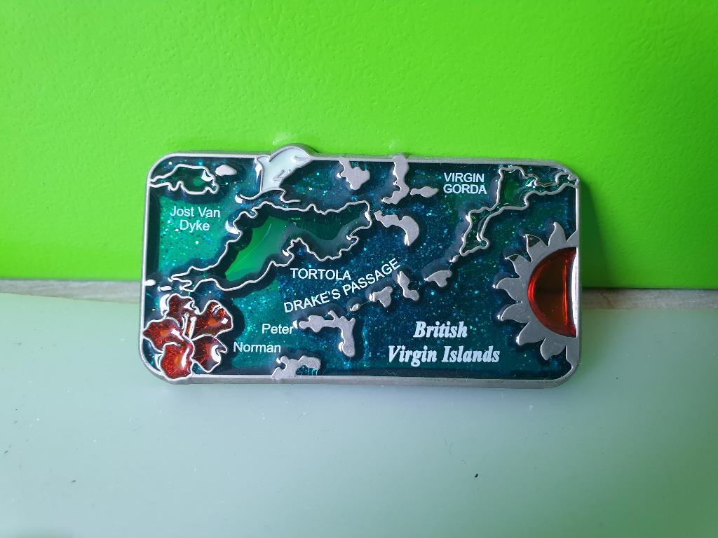 Magneet - British Virgin Islands, Verzamelen, Overige Verzamelen, Zo goed als nieuw, Ophalen of Verzenden