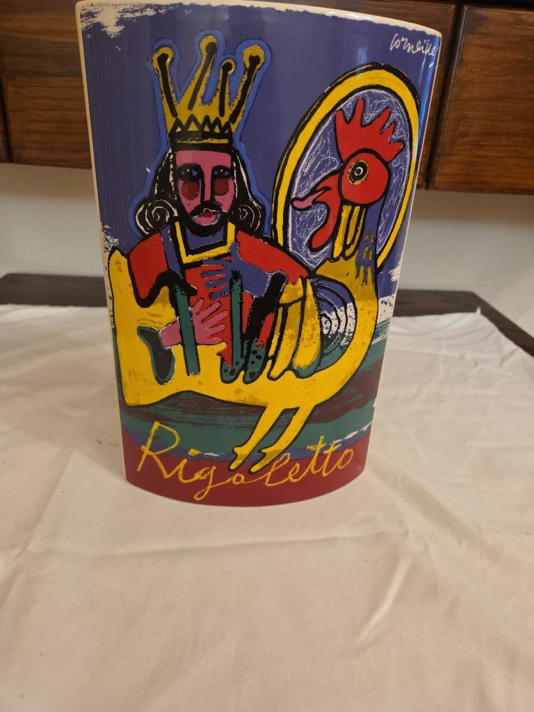 corneille vaas rigoletto, Ophalen